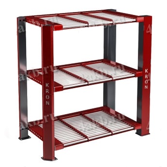 05.Э.078.34.Р.3.15 Роликовый стеллаж для хранения АКБ.